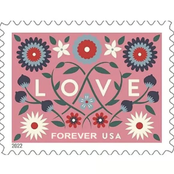 Love stamp 2022, 1000 Pcs - Picture 2 of 4